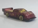 2011 Hot Wheels Thrill Racers Volcano Pikes Peak Tacoma Truck Metallic Red Die Cast Toy Race Car Vehicle