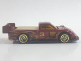 2011 Hot Wheels Thrill Racers Volcano Pikes Peak Tacoma Truck Metallic Red Die Cast Toy Race Car Vehicle