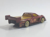 2011 Hot Wheels Thrill Racers Volcano Pikes Peak Tacoma Truck Metallic Red Die Cast Toy Race Car Vehicle