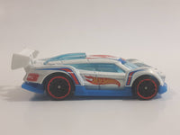 2013 Hot Wheels HW Racing - HW Race Team Super Blitzen Pearl White Die Cast Toy Race Car Vehicle