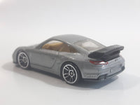 2010 Hot Wheels Porsche 911 GT2 Silver Grey Die Cast Toy Race Car Vehicle