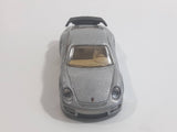 2010 Hot Wheels Porsche 911 GT2 Silver Grey Die Cast Toy Race Car Vehicle