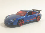 2011 Hot Wheels Porsche 911 GT3 RS Metalflake Dark Blue Die Cast Toy Car Vehicle