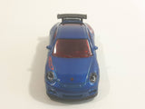 2011 Hot Wheels Porsche 911 GT3 RS Metalflake Dark Blue Die Cast Toy Car Vehicle