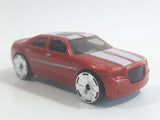 2009 Hot Wheels Track Stars Chrysler 300C Hemi Red Die Cast Toy Car Vehicle