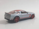 2012 Hot Wheels Mustang Boss 302 Laguna Seca Metallic Grey Die Cast Toy Car Vehicle