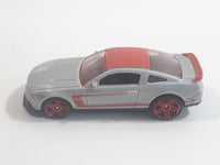 2012 Hot Wheels Mustang Boss 302 Laguna Seca Metallic Grey Die Cast Toy Car Vehicle