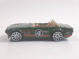 2013 Hot Wheels Triumph TR6 Green #4 Die Cast Toy Race Car Vehicle