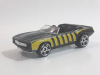 2008 Hot Wheels 1969 Chevrolet Camaro Convertible Black w/ Yellow Bee Die Cast Toy Car Vehicle