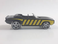 2008 Hot Wheels 1969 Chevrolet Camaro Convertible Black w/ Yellow Bee Die Cast Toy Car Vehicle