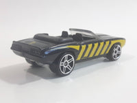 2008 Hot Wheels 1969 Chevrolet Camaro Convertible Black w/ Yellow Bee Die Cast Toy Car Vehicle