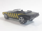 2008 Hot Wheels 1969 Chevrolet Camaro Convertible Black w/ Yellow Bee Die Cast Toy Car Vehicle