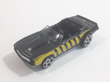 2008 Hot Wheels 1969 Chevrolet Camaro Convertible Black w/ Yellow Bee Die Cast Toy Car Vehicle