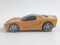 2009 Hot Wheels 40 Somethin' Metalflake Orange Yellow Die Cast Toy Car Vehicle