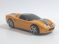 2009 Hot Wheels 40 Somethin' Metalflake Orange Yellow Die Cast Toy Car Vehicle