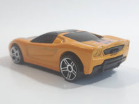 2009 Hot Wheels 40 Somethin' Metalflake Orange Yellow Die Cast Toy Car Vehicle