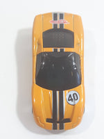 2009 Hot Wheels 40 Somethin' Metalflake Orange Yellow Die Cast Toy Car Vehicle