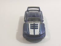 2013 Hot Wheels HW Workshop Then and Now Custom '12 Ford Mustang Dark Metallic Blue Die Cast Toy Car Vehicle