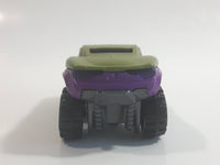 2014 Hot Wheels Marvel Character Cars Hulk Olive Green and Purple Die Cast Toy Car Vehicle