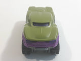 2014 Hot Wheels Marvel Character Cars Hulk Olive Green and Purple Die Cast Toy Car Vehicle