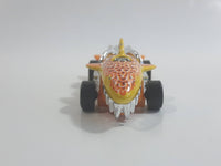 2011 Hot Wheels Creature Cars Sharkruiser Yellow Die Cast Toy Car Shark Shaped Vehicle