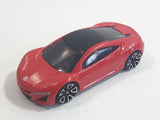 2013 Hot Wheels HW Showroom - Asphalt Assault 2012 Acura NSX Concept Red Die Cast Toy Car Vehicle