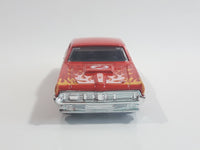 2012 Hot Wheels HW Main Street '69 Mercury Cougar Eliminator Cranston Fire #2 Red Die Cast Toy Muscle Car Vehicle