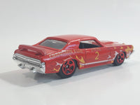 2012 Hot Wheels HW Main Street '69 Mercury Cougar Eliminator Cranston Fire #2 Red Die Cast Toy Muscle Car Vehicle