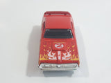 2012 Hot Wheels HW Main Street '69 Mercury Cougar Eliminator Cranston Fire #2 Red Die Cast Toy Muscle Car Vehicle