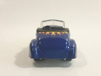 2008 Hot Wheels All Stars '40 Ford Convertible Dark Blue Die Cast Toy Car Vehicle