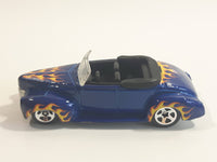 2008 Hot Wheels All Stars '40 Ford Convertible Dark Blue Die Cast Toy Car Vehicle