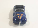 2008 Hot Wheels All Stars '40 Ford Convertible Dark Blue Die Cast Toy Car Vehicle