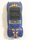 2008 Hot Wheels All Stars '40 Ford Convertible Dark Blue Die Cast Toy Car Vehicle