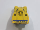 2009 Hot Wheels HW Special Features Ferrari 512M Yellow Die Cast Toy Car Vehicle with Opening Engine Bay