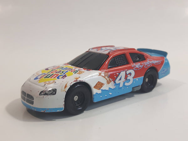 2008 NASCAR General Mills Cinnamon Toast Crunch Cereal Betty Crocker #43 Richard Petty White Blue Red Die Cast Toy Race Car Vehicle