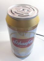 2001 Rabbit Tanaka Pabst Brewing Company Schaefer Beer "America's Oldest Lager Beer" 10" Tall Beer Can Shaped Rotating Plug In Electric Lamp Light