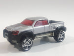 2001 Hot Wheels First Editions Mega Duty Truck Silver Die Cast Toy Car Vehicle