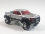 2001 Hot Wheels First Editions Mega Duty Truck Silver Die Cast Toy Car Vehicle