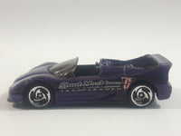 1998 Hot Wheels Ferrari F50 Spyder Purple Die Cast Toy Car Vehicle