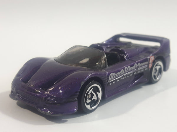 1998 Hot Wheels Ferrari F50 Spyder Purple Die Cast Toy Car Vehicle