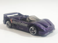 1998 Hot Wheels Ferrari F50 Spyder Purple Die Cast Toy Car Vehicle