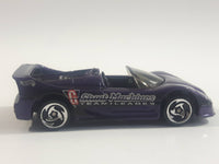 1998 Hot Wheels Ferrari F50 Spyder Purple Die Cast Toy Car Vehicle