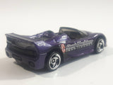 1998 Hot Wheels Ferrari F50 Spyder Purple Die Cast Toy Car Vehicle