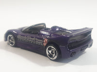 1998 Hot Wheels Ferrari F50 Spyder Purple Die Cast Toy Car Vehicle