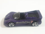 1998 Hot Wheels Ferrari F50 Spyder Purple Die Cast Toy Car Vehicle