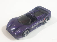 1998 Hot Wheels Ferrari F50 Spyder Purple Die Cast Toy Car Vehicle