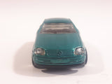 2000 Hot Wheels Mercedes SLK Metallic Aqua Green Die Cast Toy Car Vehicle