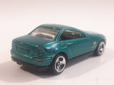 2000 Hot Wheels Mercedes SLK Metallic Aqua Green Die Cast Toy Car Vehicle