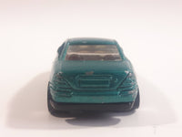 2000 Hot Wheels Mercedes SLK Metallic Aqua Green Die Cast Toy Car Vehicle