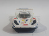 2000 Hot Wheels Porsche 911 GT1-98 White Die Cast Toy Race Car Vehicle